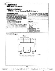 DM74S194N datasheet pdf National Semiconductor