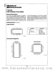 F100182 datasheet pdf National Semiconductor