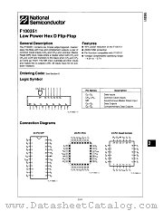 F100351 datasheet pdf National Semiconductor