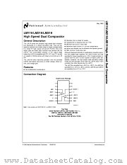 LM119HRQMLV datasheet pdf National Semiconductor