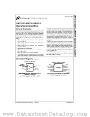 LM101AMW8 datasheet pdf National Semiconductor