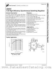 LM2651MWC datasheet pdf National Semiconductor