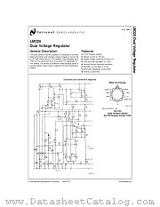 LM325AN datasheet pdf National Semiconductor