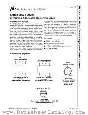 LM334MWC datasheet pdf National Semiconductor