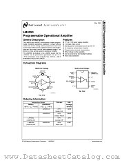 LM4250CMWC datasheet pdf National Semiconductor