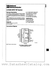 LM4266CD datasheet pdf National Semiconductor