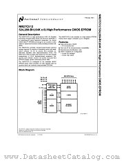 NM27C512VE120 datasheet pdf National Semiconductor