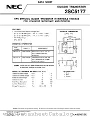 2SC5177-T2 datasheet pdf NEC