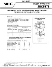 2SC5178R-T1 datasheet pdf NEC