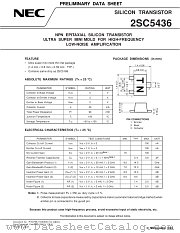 2SC5436-T1 datasheet pdf NEC