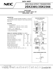 2SK2365-S datasheet pdf NEC