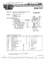 2SK737 datasheet pdf NEC