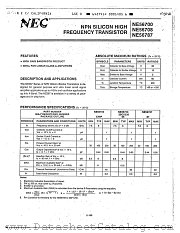 NE56700 datasheet pdf NEC