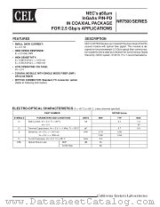 NR7500FR-CB datasheet pdf NEC