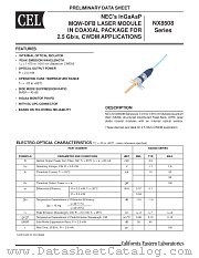 NX8508BM53-CC datasheet pdf NEC