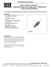 NX8511UD datasheet pdf NEC