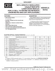 NX8563LA389-CD datasheet pdf NEC