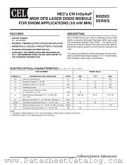 NX8563LB295-BA datasheet pdf NEC