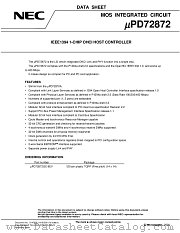 UPD72872GC-9EV datasheet pdf NEC