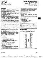 UPD7537AC datasheet pdf NEC