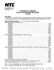 NTE5504 datasheet pdf NTE Electronics