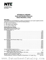 NTE5801 datasheet pdf NTE Electronics