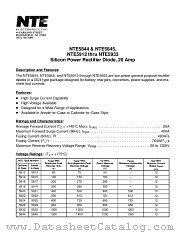NTE5915 datasheet pdf NTE Electronics