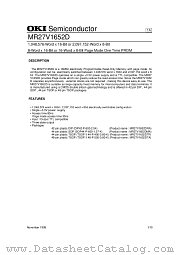 MR27V1652DMA datasheet pdf OKI electronic components