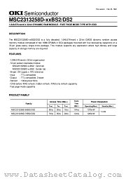 MSC2313258D-60BS2 datasheet pdf OKI electronic components
