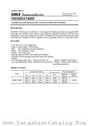 MSM5117405F-50SJ datasheet pdf OKI electronic components