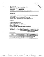 MSM51V18160A-80JS datasheet pdf OKI electronic components