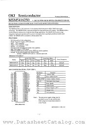 MSM5416250-27JS datasheet pdf OKI electronic components