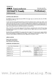 MSM66Q573L-TB datasheet pdf OKI electronic components