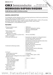 MSM66589-XXXGS-BK datasheet pdf OKI electronic components