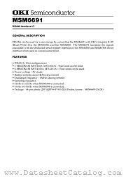 MSM6691GS-2K datasheet pdf OKI electronic components