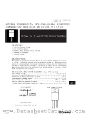 COM4203T datasheet pdf Omnirel