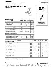 BF420RL1 datasheet pdf ON Semiconductor