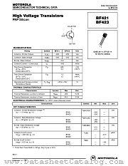 BF423RL1 datasheet pdf ON Semiconductor