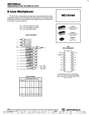 MC10164FN datasheet pdf ON Semiconductor