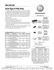 MC14013BFR1 datasheet pdf ON Semiconductor