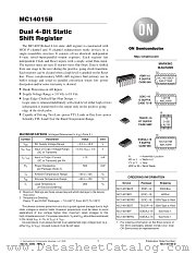 MC14015BFL2 datasheet pdf ON Semiconductor
