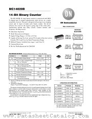 MC14020BFL2 datasheet pdf ON Semiconductor