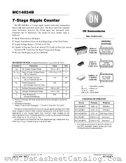 MC14024BFL1 datasheet pdf ON Semiconductor