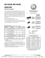 MC14043BFL1 datasheet pdf ON Semiconductor