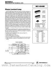 MC14046BFL1 datasheet pdf ON Semiconductor