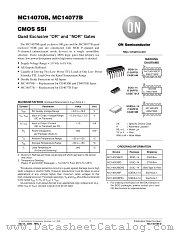 MC14070BFL1 datasheet pdf ON Semiconductor
