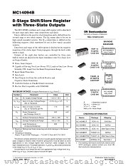 MC14094BFL1 datasheet pdf ON Semiconductor