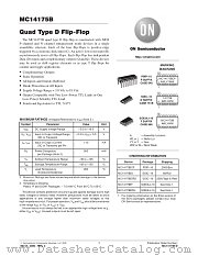 MC14175BFL1 datasheet pdf ON Semiconductor