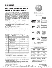 MC14504BFL1 datasheet pdf ON Semiconductor