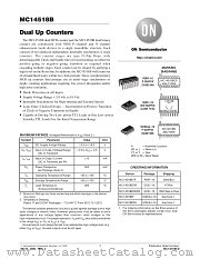 MC14520BFL1 datasheet pdf ON Semiconductor